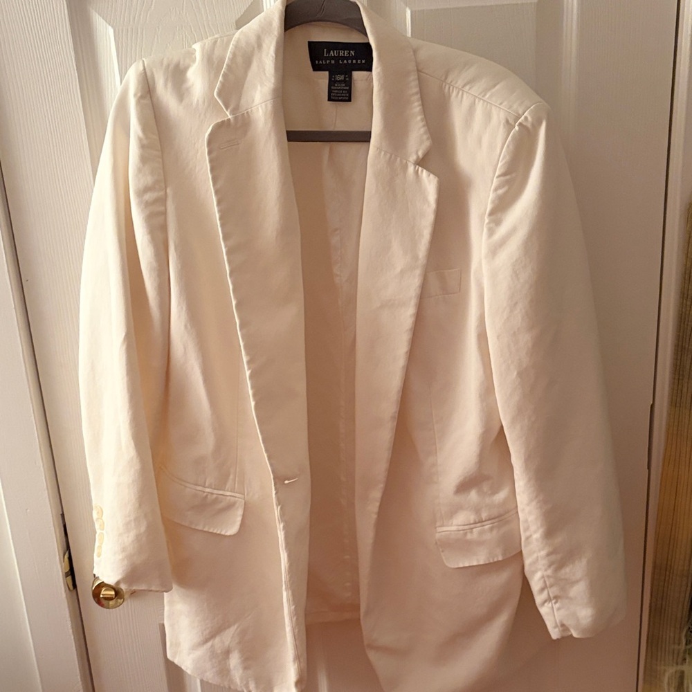 Lauren Ralph Lauren Cream Blazer